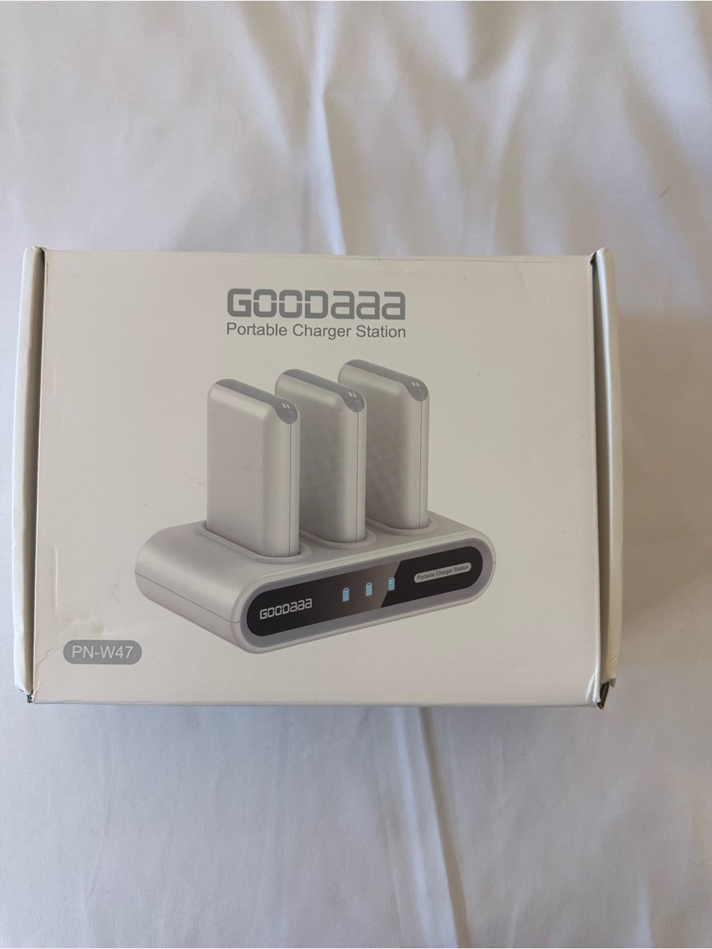 GOODAAA Portable Charger Station - Silver